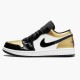 Womens/Mens Nike Jordan 1 Low Gold Toe Black/Gold Black Jordan Shoes