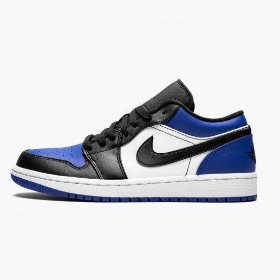 Womens/Mens Nike Jordan 1 Low Royal Toe Sport Royal/Black/White Jordan Shoes