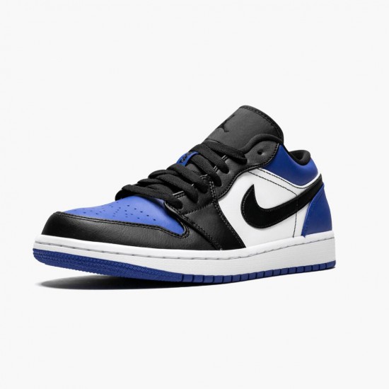 Womens/Mens Nike Jordan 1 Low Royal Toe Sport Royal/Black/White Jordan Shoes