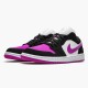 Womens/Mens Nike Jordan 1 Retro Low Black Cactus Flower Black/White Starfish Jordan Shoes