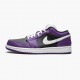 Womens/Mens Nike Jordan 1 Retro Low Court Purple Court Purple/White-Black Jordan Shoes