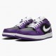 Womens/Mens Nike Jordan 1 Retro Low Court Purple Court Purple/White-Black Jordan Shoes