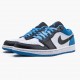 Womens/Mens Nike Jordan 1 Retro Low Laser Blue Black/Black Laser/Blue White Jordan Shoes