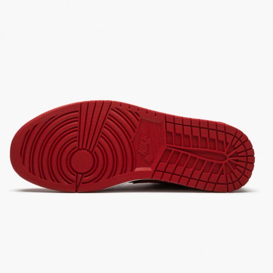 Womens/Mens Nike Jordan 1 Retro Low Reverse Bred Gym Red/Black Gym Red/White Jordan Shoes