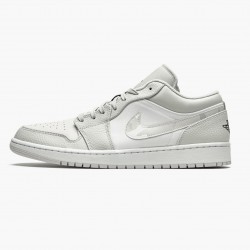 Women's/Men's Nike Jordan 1 Retro Low White Camo White/Photon Dust Grey Fog Jordan Shoes