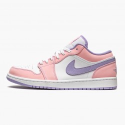 Women's Nike Jordan 1 Low SE Arctic Punch Arctic Punch/Purple Pulse White Jordan Shoes