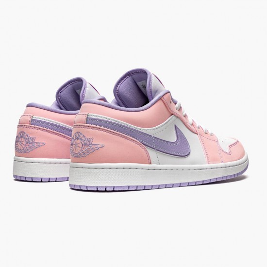 Womens Nike Jordan 1 Low SE Arctic Punch Arctic Punch/Purple Pulse White Jordan Shoes