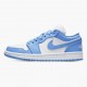 Mens Nike Jordan 1 Low UNC University Blue/White Jordan Shoes