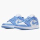 Mens Nike Jordan 1 Low UNC University Blue/White Jordan Shoes