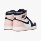 Womens/Mens Nike Jordan 1 High OG Bubble Gum Atmosphere/White-Laser Pink-Obsidian Jordan Shoes