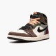 Mens Nike Jordan 1 High OG Hand Crafted Black/Archaeo Brown-Dark Chocolate Jordan Shoes