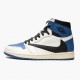 Womens/Mens Nike Jordan 1 High OG SP Fragment x Travis Scott Sail/Black-Military Blue-Shy Pink Jordan Shoes