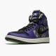 Womens/Mens Nike Jordan 1 High Zoom Air CMFT Bayou Boys Court Purple/Black Electric/Green Jordan Shoes