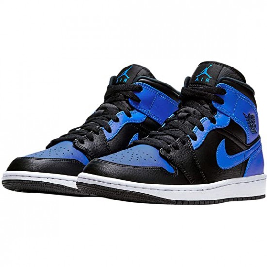 Womens/Mens Nike Jordan 1 Mid Heat Reactive White/Black/Heat Reactive Jordan Shoes