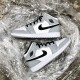 Womens/Mens Nike Jordan 1 Mid Light Smoke Grey Light Smoke Grey/Black/White Jordan Shoes