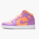 Womens/Mens Nike Jordan 1 Mid SE Atomic Pulse Orange Pulse/Atomic Violet Jordan Shoes