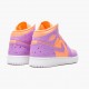 Womens/Mens Nike Jordan 1 Mid SE Atomic Pulse Orange Pulse/Atomic Violet Jordan Shoes