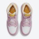 Womens Nike Jordan 1 Mid SE GS Arctic Pink Light Arctic Pink/University Gold/White Jordan Shoes