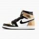 Womens/Mens Nike Jordan 1 Retro Gold Toe Black/Metallic Gold/Summit Whi Jordan Shoes