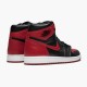 Womens/Mens Nike Jordan 1 Retro High OG Banned Bred Black/Varsity Red-White Jordan Shoes