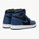 Womens/Mens Nike Jordan 1 Retro High OG Dark Marina Blue Dark Marina Blue/Black-White Jordan Shoes