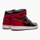 Mens Nike Jordan 1 Retro High OG Patent Bred Red Black/White/Varsity Red Jordan Shoes