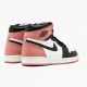 Womens/Mens Nike Jordan 1 Retro High Rust Pink White/Black/Rust Pink Jordan Shoes