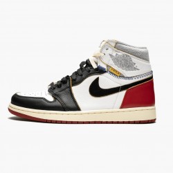 Men's Nike Jordan 1 Retro High Union Los Angeles Black Toe White/Black/Varsity Red/Black Jordan Shoes