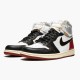 Mens Nike Jordan 1 Retro High Union Los Angeles Black Toe White/Black/Varsity Red/Black Jordan Shoes