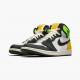 Mens Nike Jordan 1 Retro High White Black Volt University Gold White/Black-Volt-University Gold Jordan Shoes