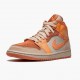 Womens/Mens Nike Jordan 1 Mid Apricot Orange Apricot Agate Terra Blush Atomic Orange/Apricot Agate/Terra Blush Jordan Shoes