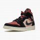 Womens Nike Jordan 1 Mid Canyon Rust Particle Beige/Black Jordan Shoes