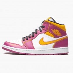 Women's/Men's Nike Jordan 1 Mid Dia de los Muertos Purple Jordan Shoes