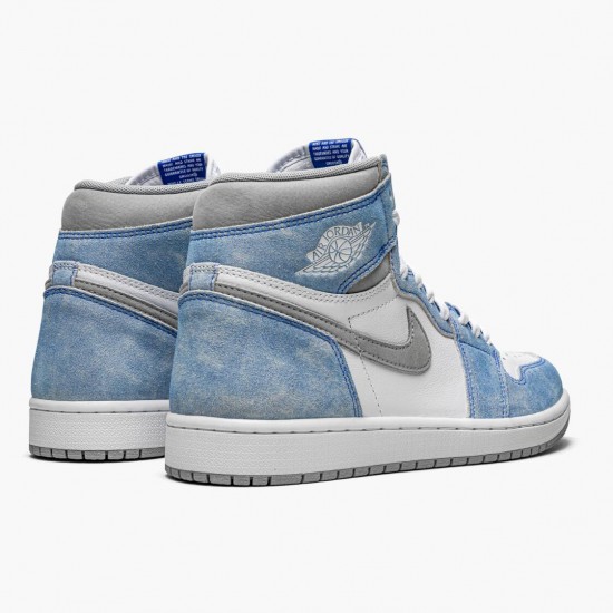 Womens/Mens Nike Jordan 1 Retro High OG Hyper Royal Hyper Royal/Light Smoke Grey W Jordan Shoes