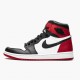 Womens/Mens Nike Jordan 1 High OG Satin Black Toe Black/Black White/Varsity Red Jordan Shoes