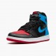 Mens Nike Jordan 1 High OG UNC To Chicago Black/Dark Powder Blue/Gym Red Jordan Shoes