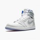 Mens Nike Jordan 1 High Zoom Racer Blue Whit/White-Racer Blue Jordan Shoes