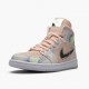 Women's/Men's Nike Jordan 1 Mid SE P(Her)spectate Washed Coral Chrome Washed Coral/Chrome/Light Whistle Jordan Shoes