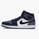 Womens/Mens Nike Jordan 1 Mid Sanded Purple Obsidian/Sanded Purple/White Jordan Shoes