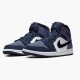 Womens/Mens Nike Jordan 1 Mid Sanded Purple Obsidian/Sanded Purple/White Jordan Shoes