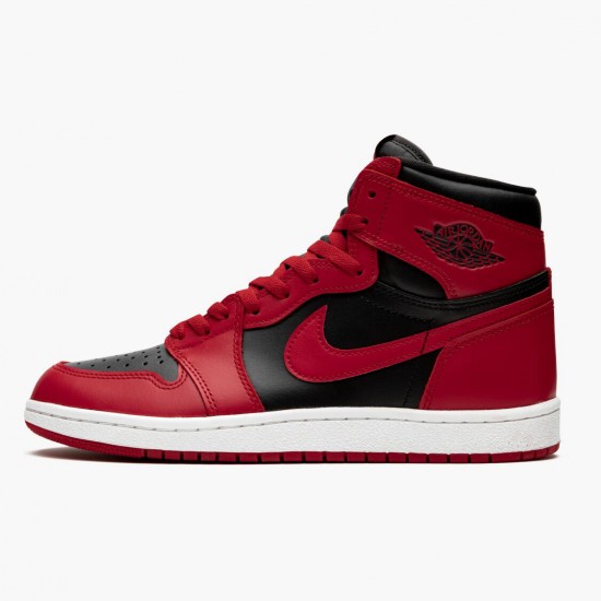 Womens/Mens Nike Jordan 1 Retro High 85 Varsity Red Varsity Red/Black/Varsity Red Jordan Shoes