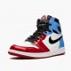 Womens/Mens Nike Jordan 1 Retro High Fearless White/University Blue Varsity Jordan Shoes