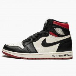 Men's Nike Jordan 1 Retro High Not for Resale Varsity Red Jordan Shoes