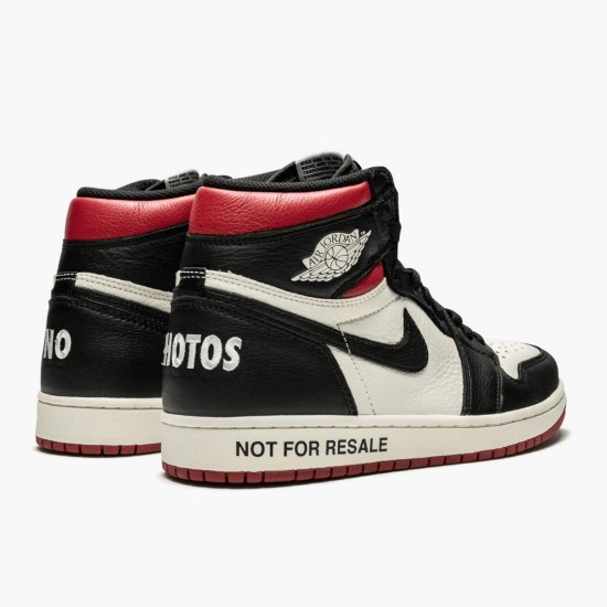 Mens Nike Jordan 1 Retro High Not for Resale Varsity Red Jordan Shoes