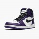 Mens Nike Jordan 1 Retro High OG Court Purple Court Purple/White-Black Jordan Shoes