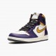 Womens/Mens Nike Jordan 1 Retro High OG Defiant SB LA to Chicago Purple/Sail University Gold Bl Jordan Shoes