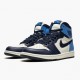 Mens Nike Jordan 1 Retro High OG Obsidian University Blue Sail/Obsidian/University Blue Jordan Shoes