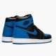 Mens Nike Jordan 1 Retro High OG Royal Black/Royal White Jordan Shoes