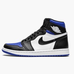 Men's Nike Jordan 1 Retro High OG Royal Toe Black/White/Game Royal/Black Jordan Shoes