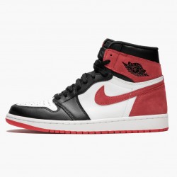 Women's/Men's Nike Jordan 1 Retro High OG Track Red Summit White/Track Red/Black Jordan Shoes